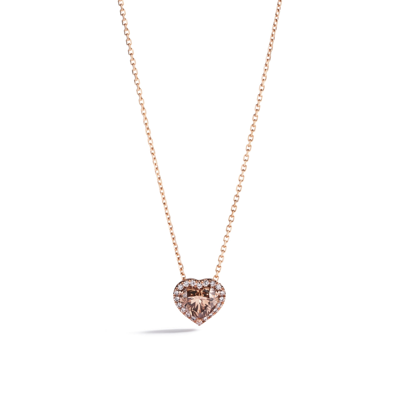 Champagnefarvede diamanthalskæder