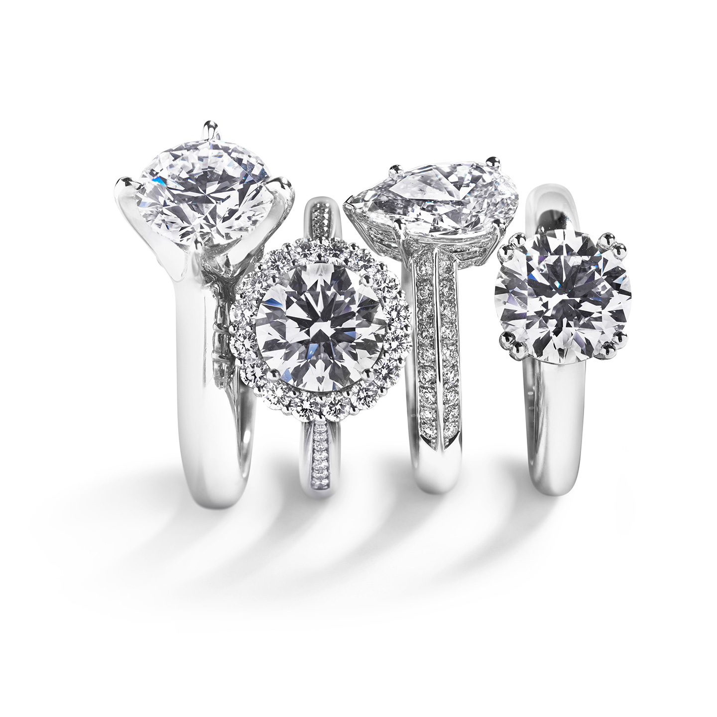 Eksklusive smykker - diamantring med Fancy Cut 