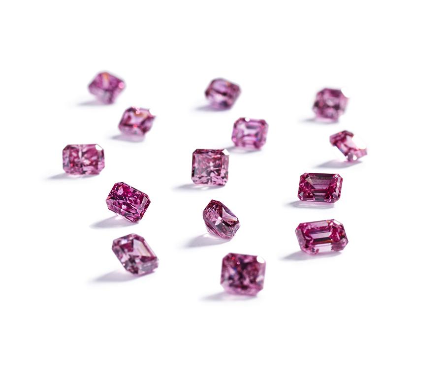 Argyle Pink løse diamanter til salg som investeringsdiamanter