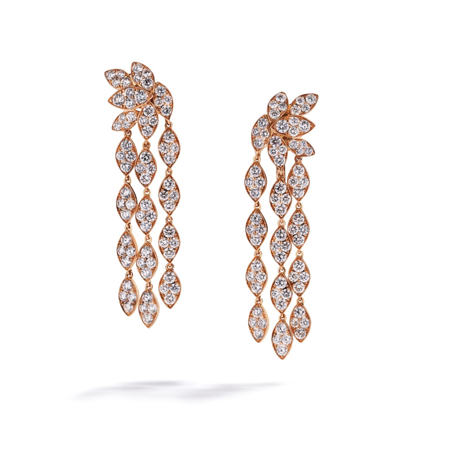 Diamant chandeliers med i alt 3,60 ct. brillanter