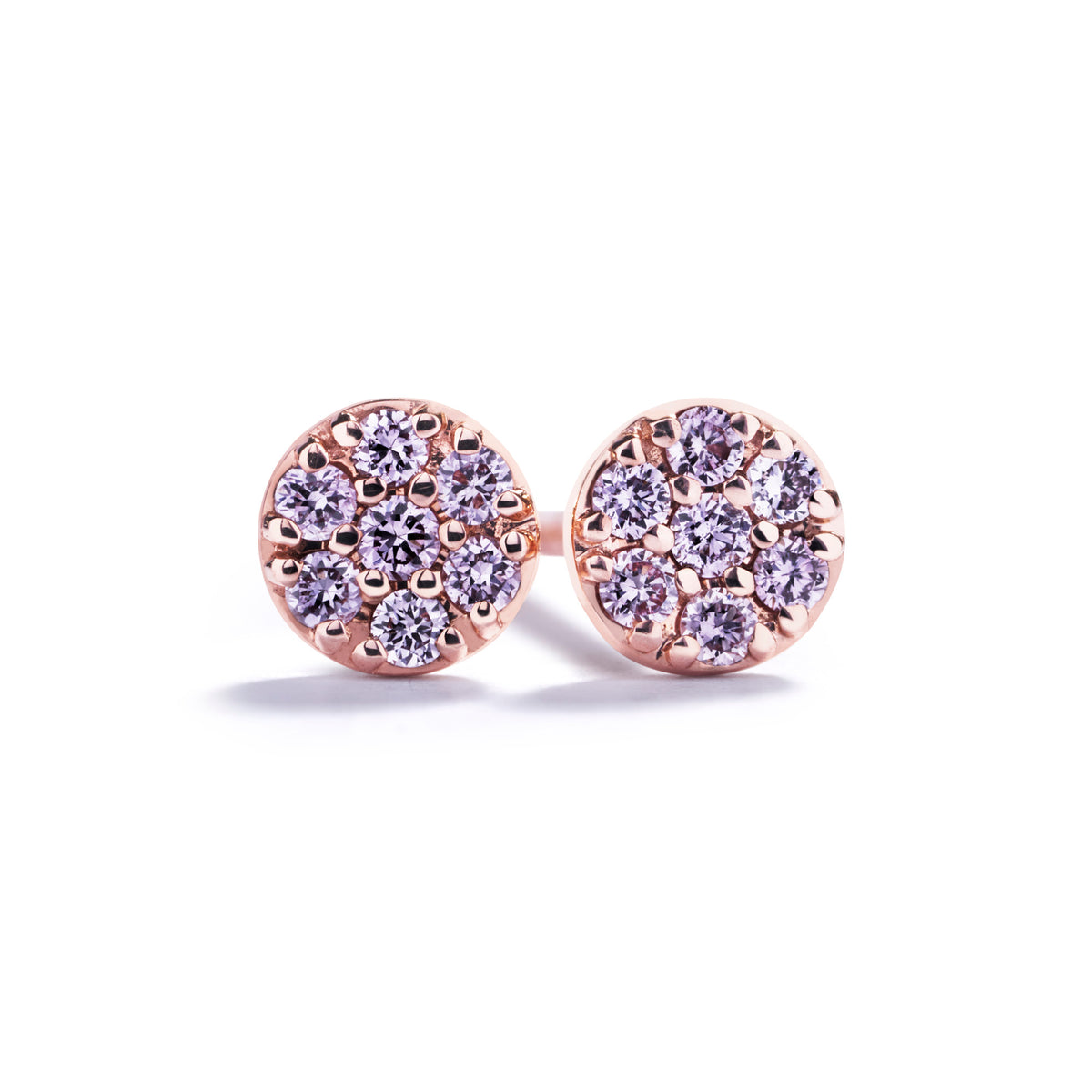 Ørestikker i 18 kt. rosaguld med Argyle Pink diamanter