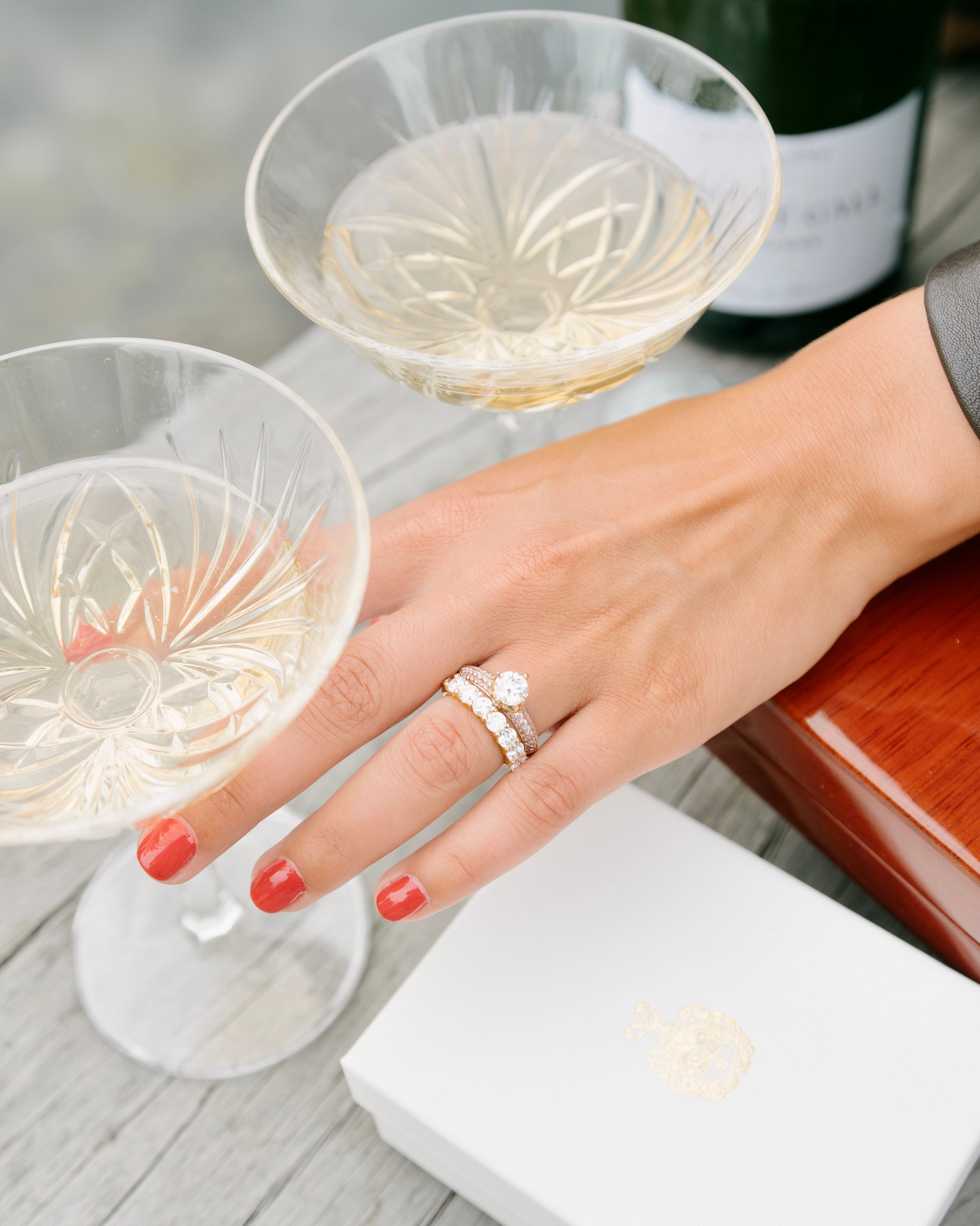 Signatur Solitaire "Limited Edition" med 1,02 ct. brillant og 0,76 ct. Argyle Pink brillanter
