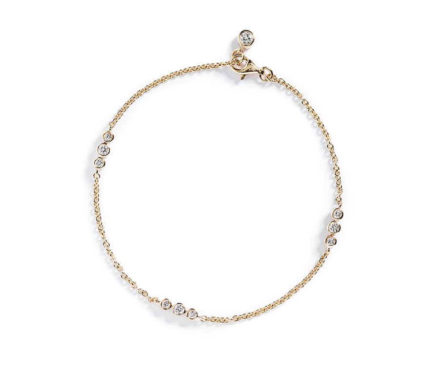 Signatur armbånd med 19 brillanter