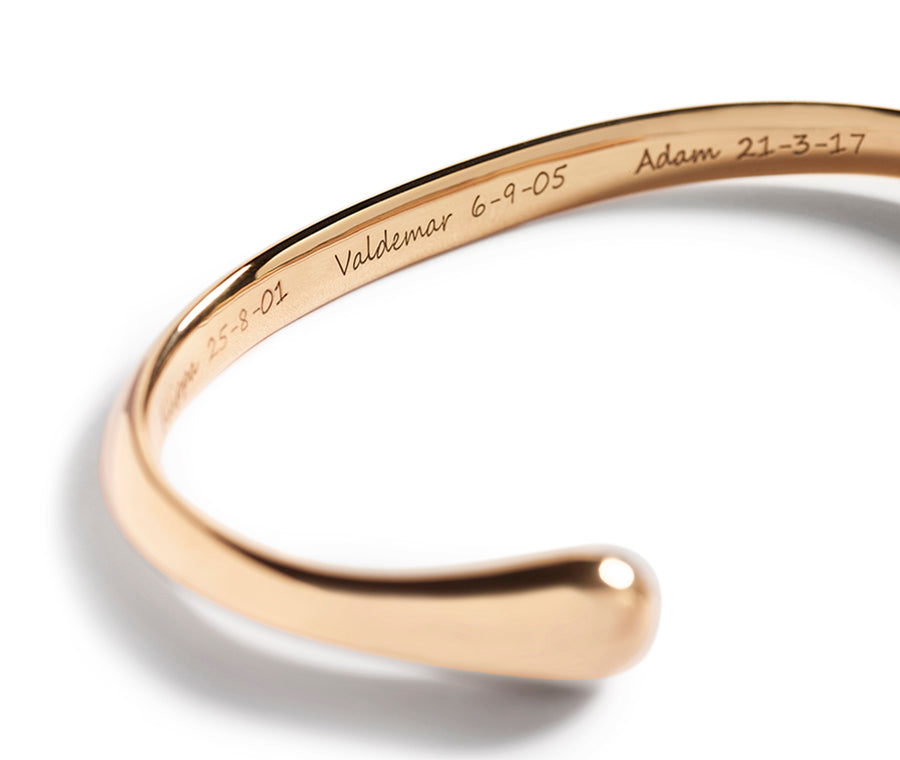 Hartmann’s Signatur herrearmring i 18 kt. gulguld. 