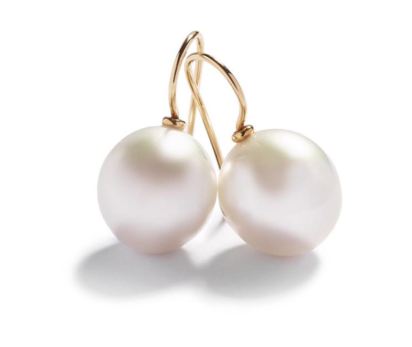 Øreringe med South Sea perler fra Hartmann's