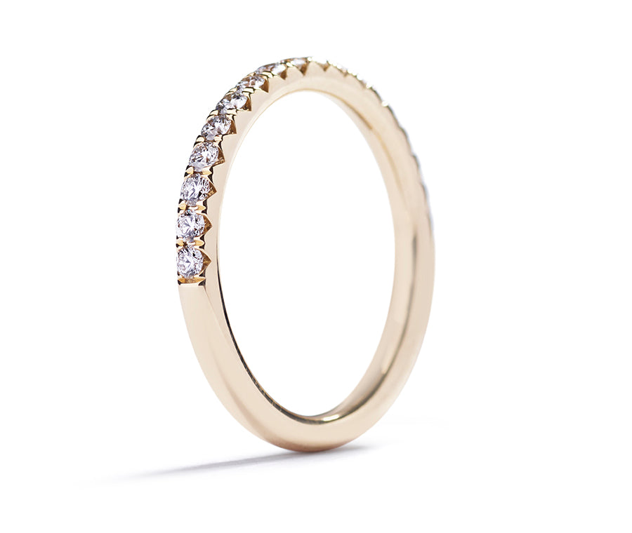 Copenhagen Classic alliancering fra Hartmann's i 18 kt. gulguld med 0,34 ct. brillanter