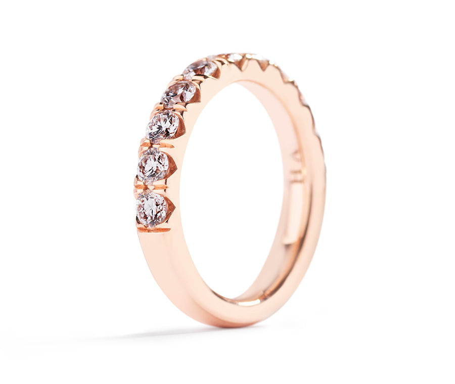 Copenhagen Classic alliancering i 18 kt. rosaguld med 11 brillanter