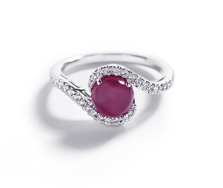 Rubin ring med 1,73 ct. Grønlandsk Rubin