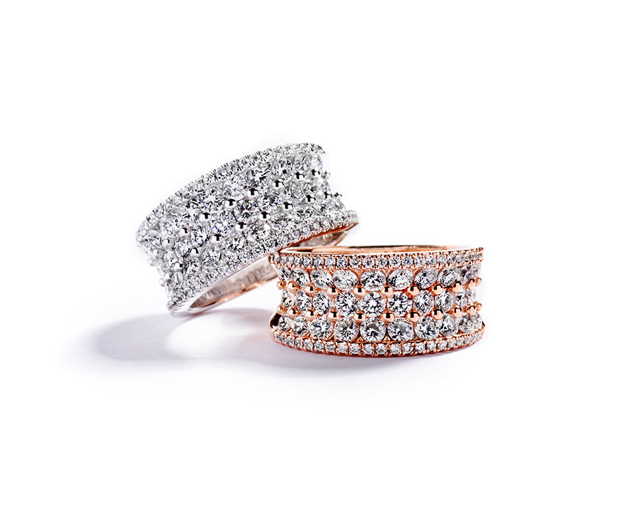 Pavéring med 1,80 ct. brillanter