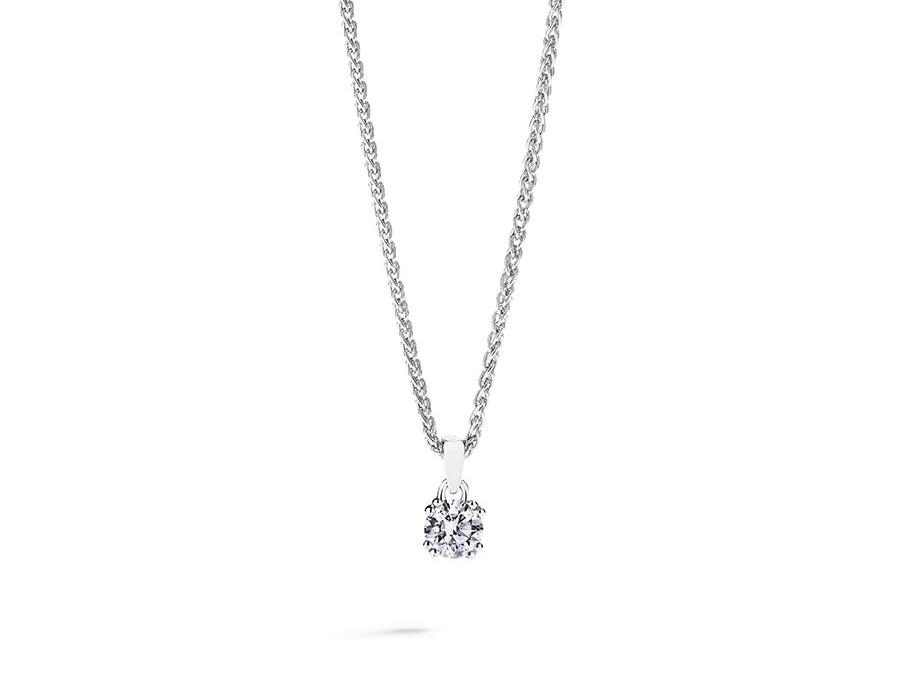 "Copenhagen Solitaire" vedhæng med 0,20 ct. hvid brillant