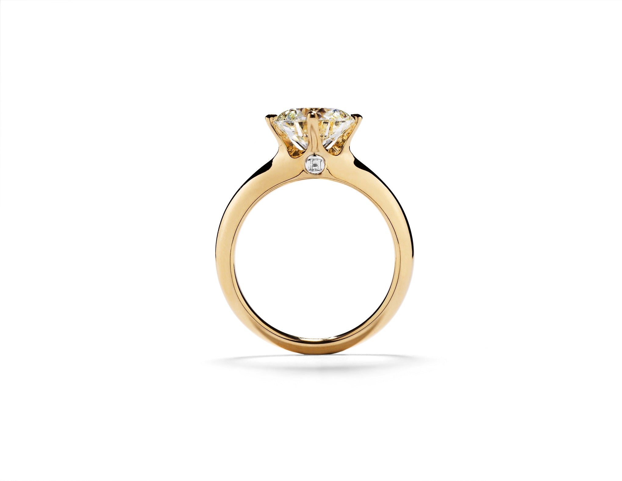 Signatur solitairering med 1,30 ct. brillant